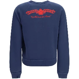 Blue Cotton Sweatshirt