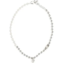 White Brass Necklace