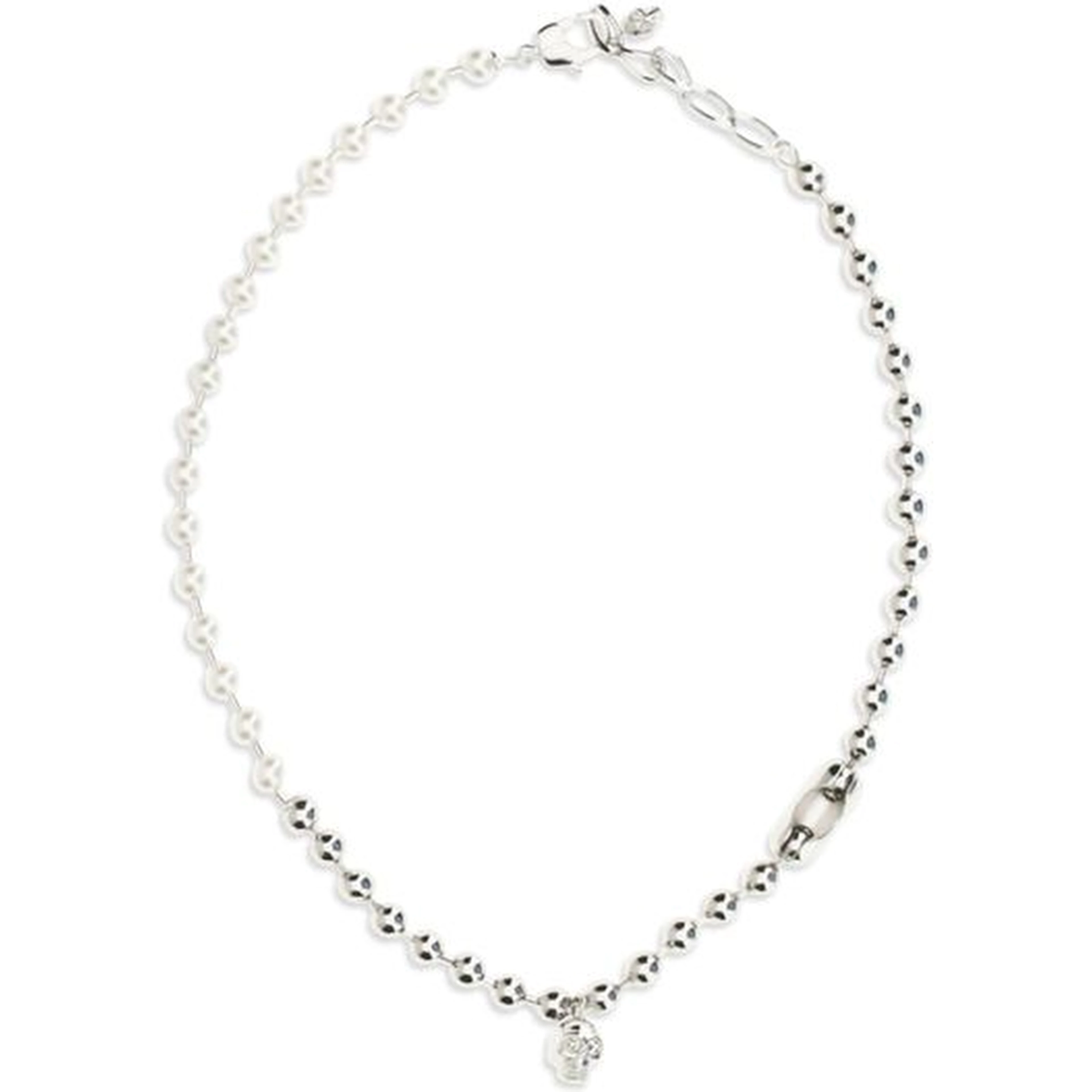 White Brass Necklace