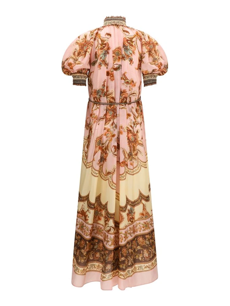 Multicolor Silk Casual Dress alternative