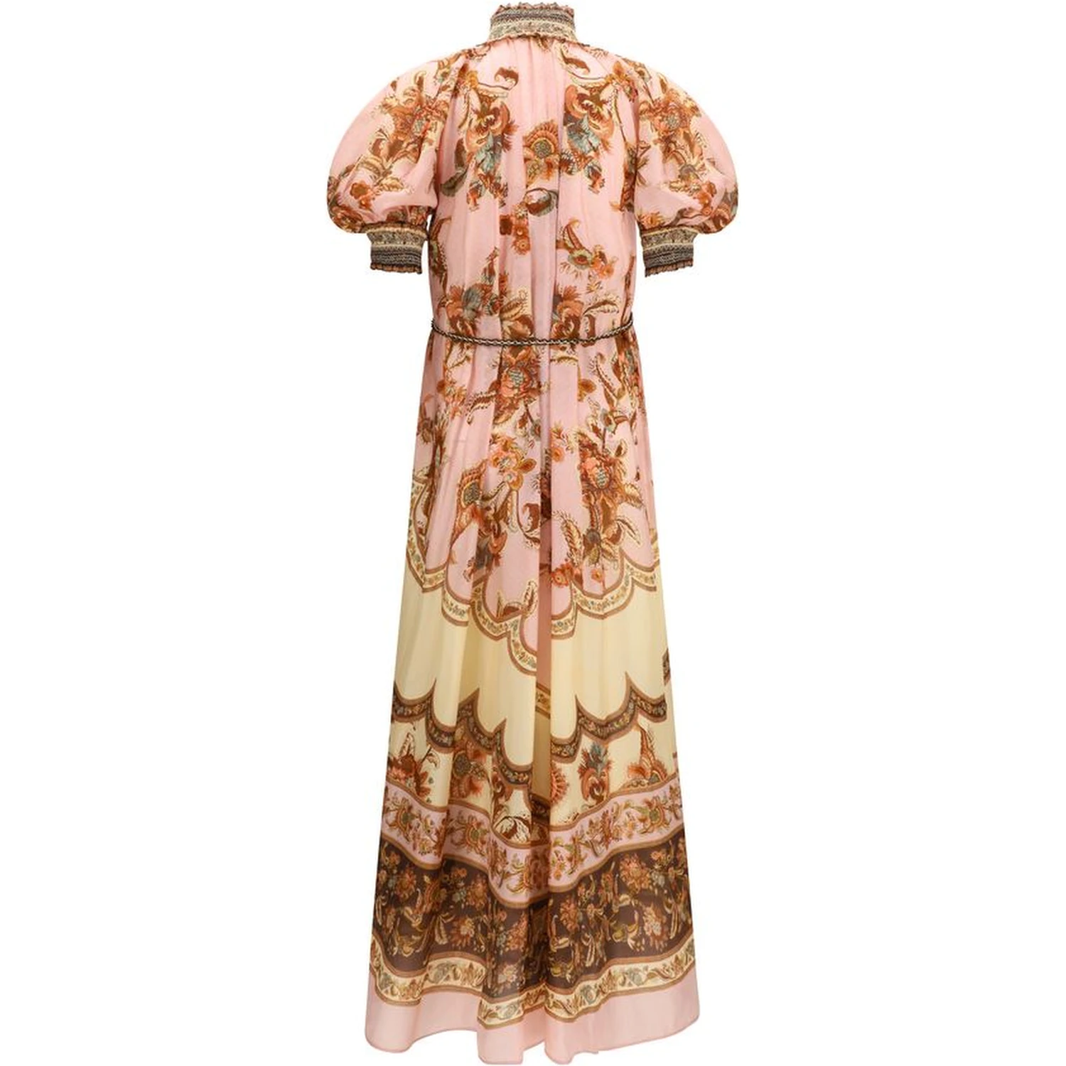 Multicolor Silk Casual Dress