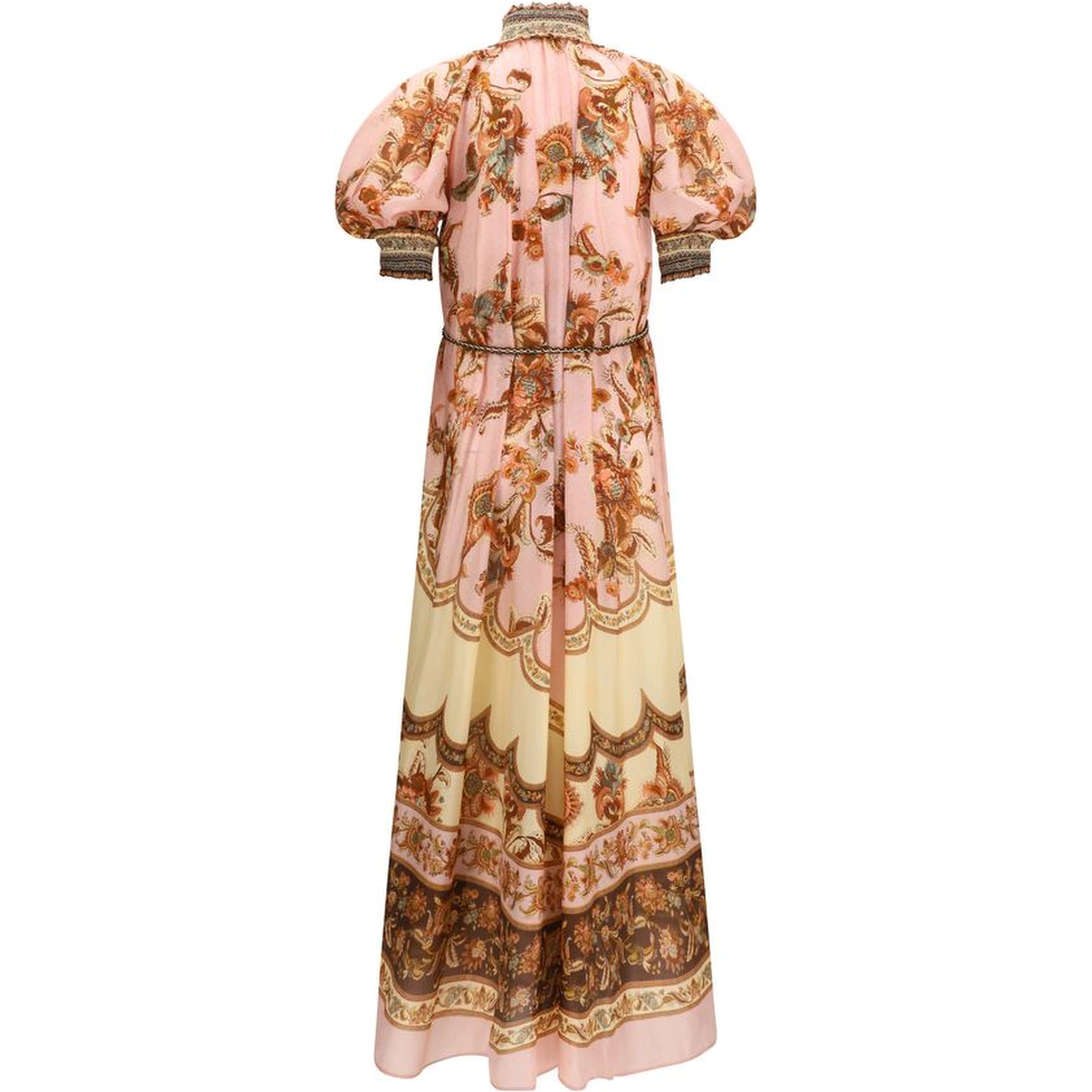 Multicolor Silk Casual Dress