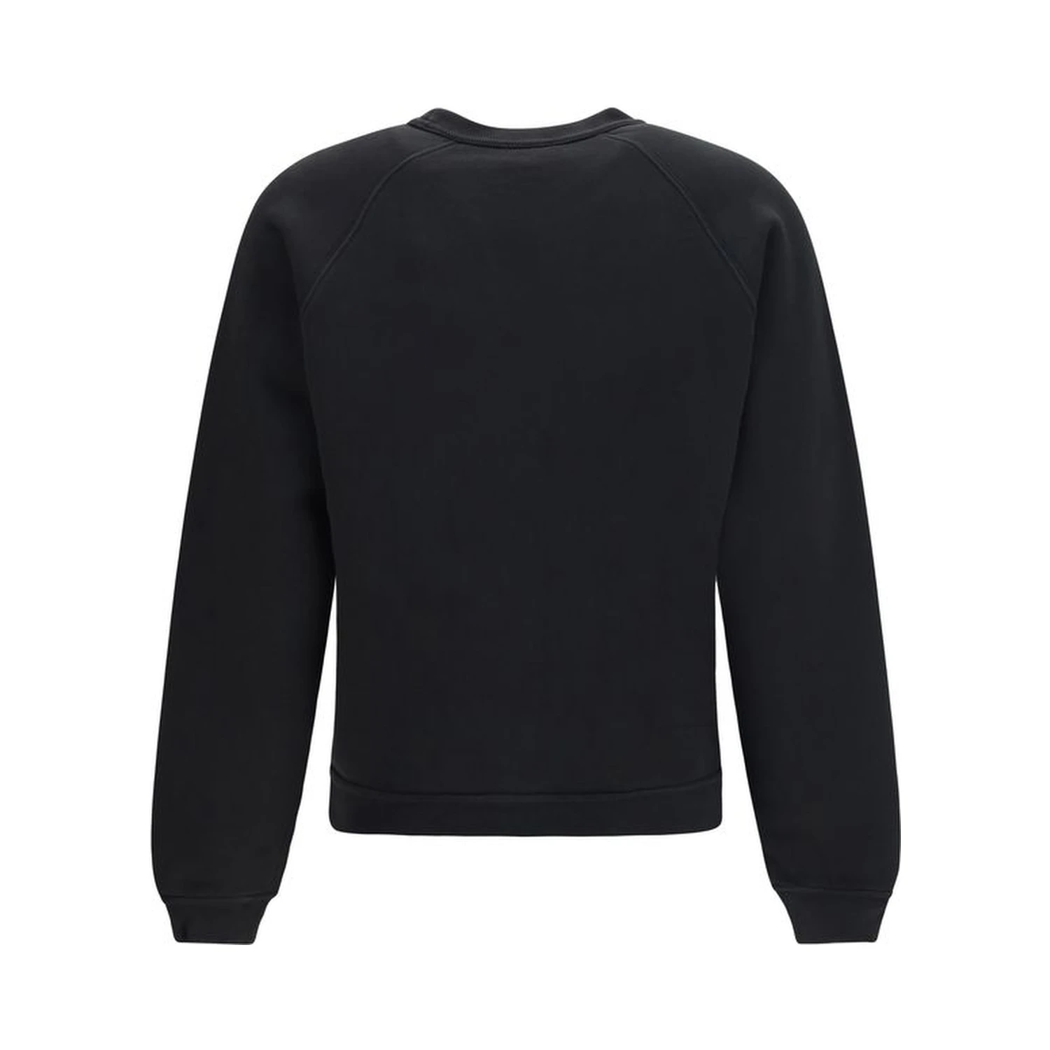 Black Cotton Sweatshirt
