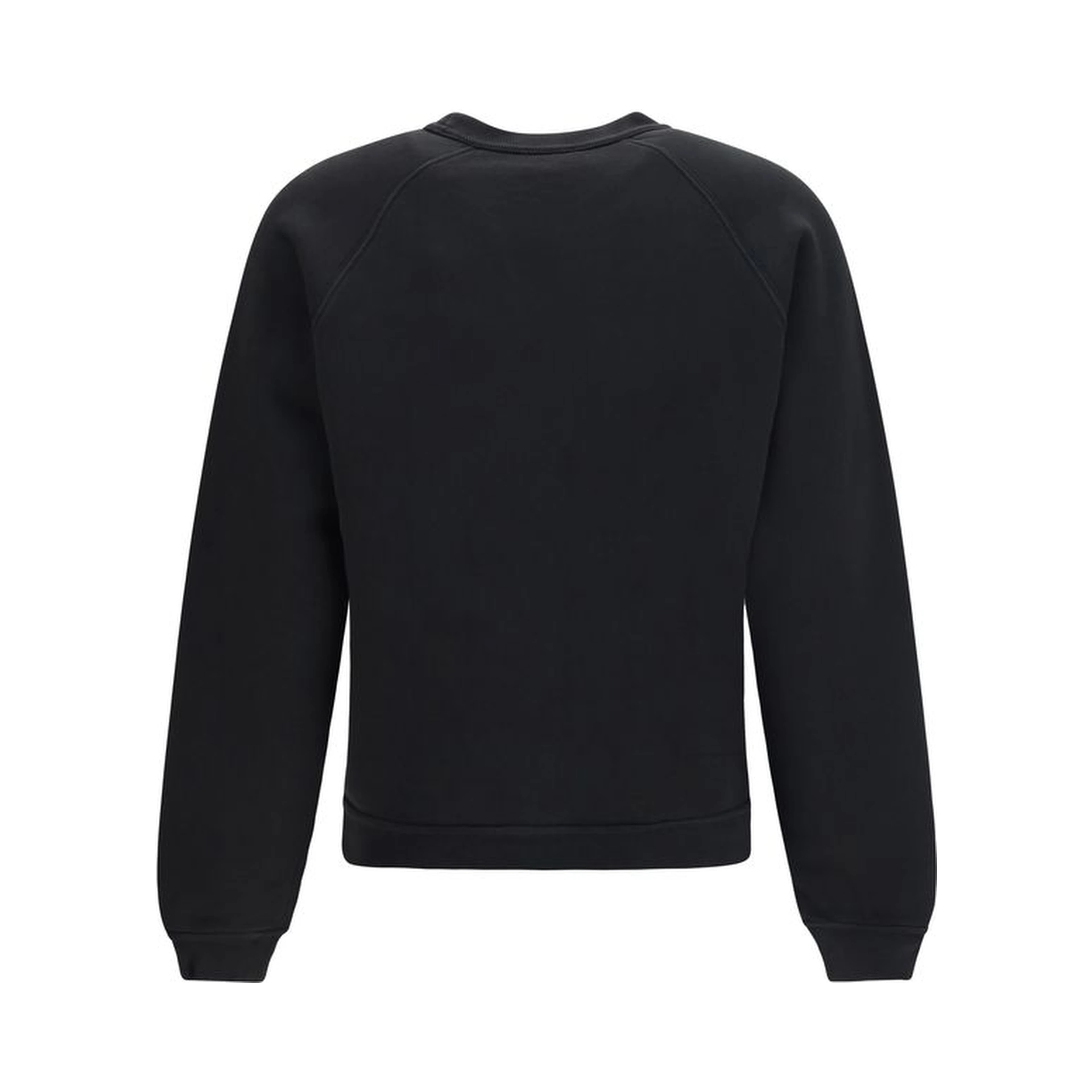 Black Cotton Sweatshirt