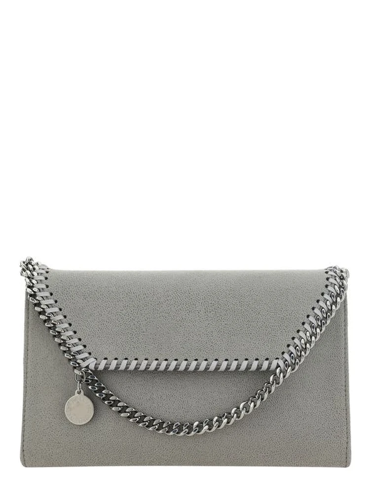 Gray Polyester Shoulder Bag