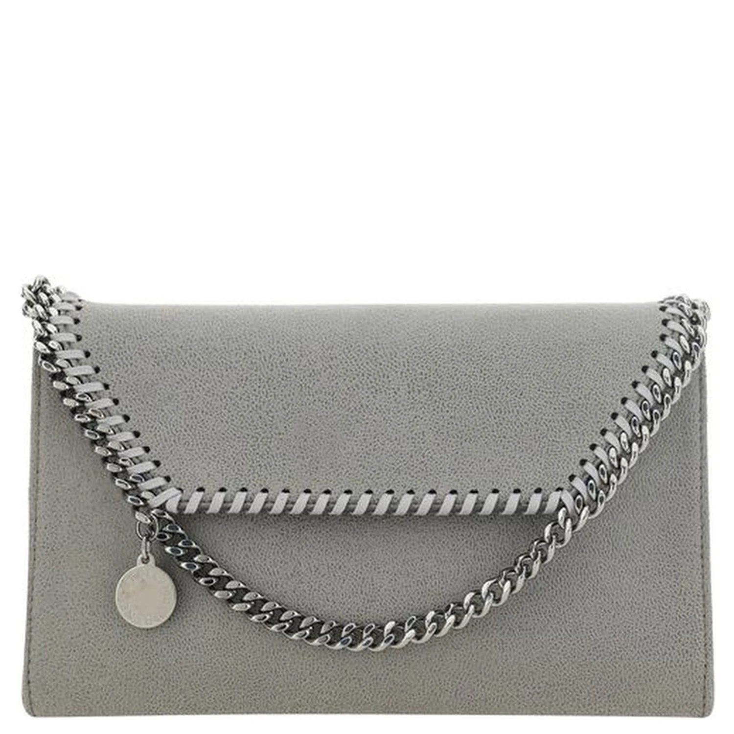 Gray Polyester Shoulder Bag