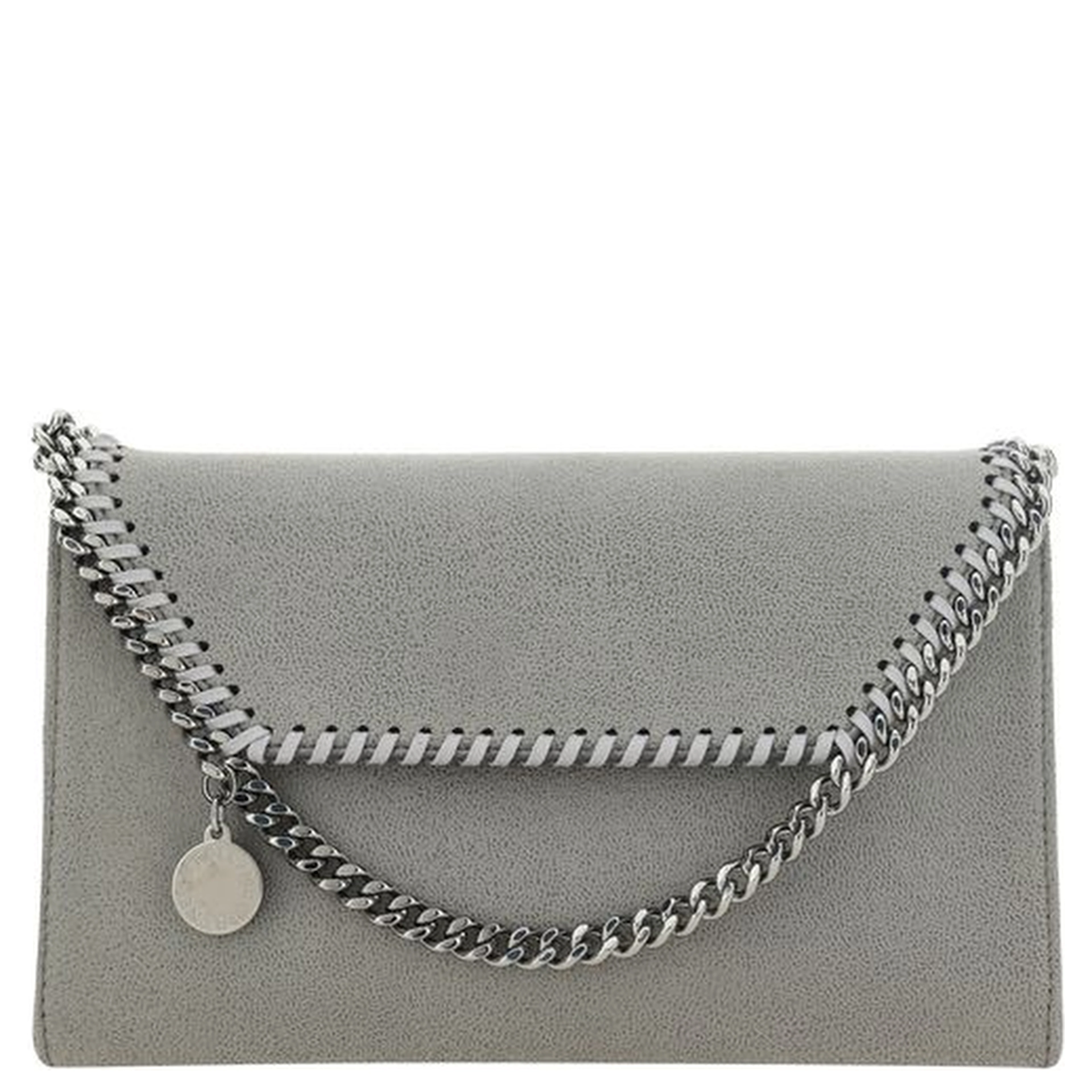 Gray Polyester Shoulder Bag