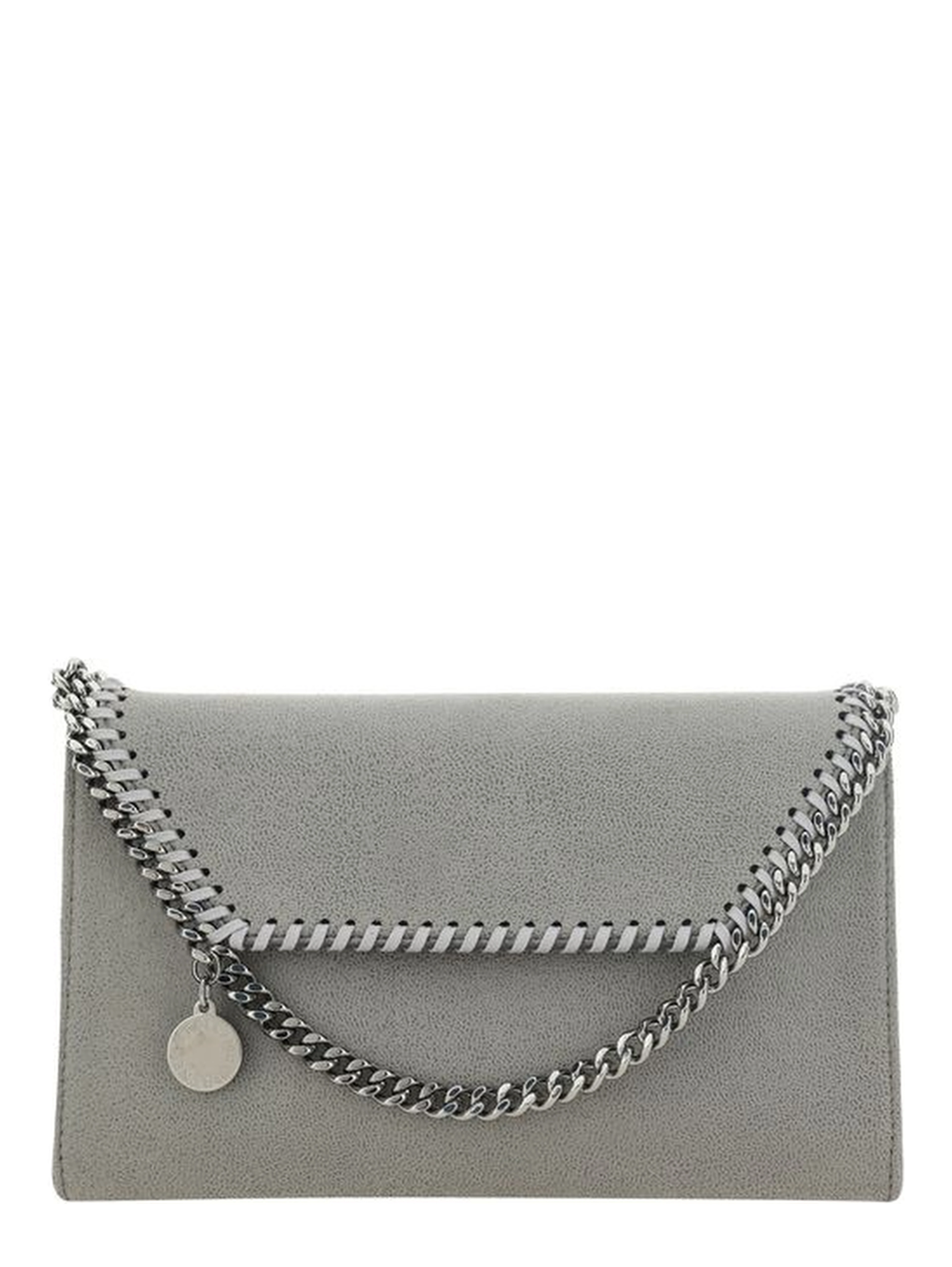 Gray Polyester Shoulder Bag