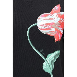 Black Cotton Sweatshirt