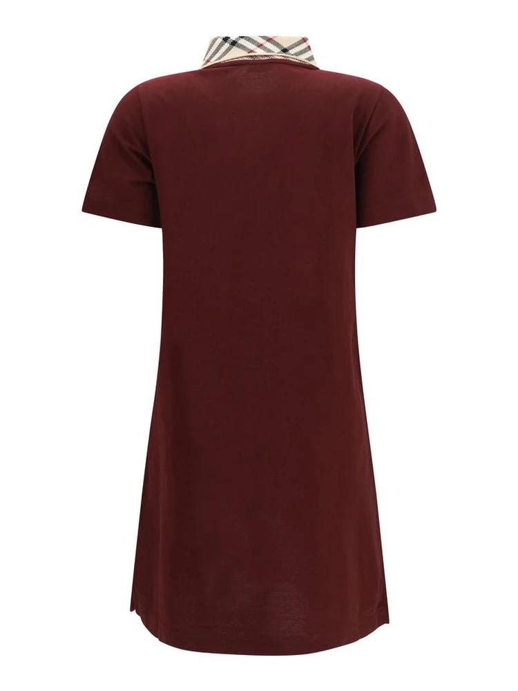 Bordeaux Cotton Casual Dress alternative