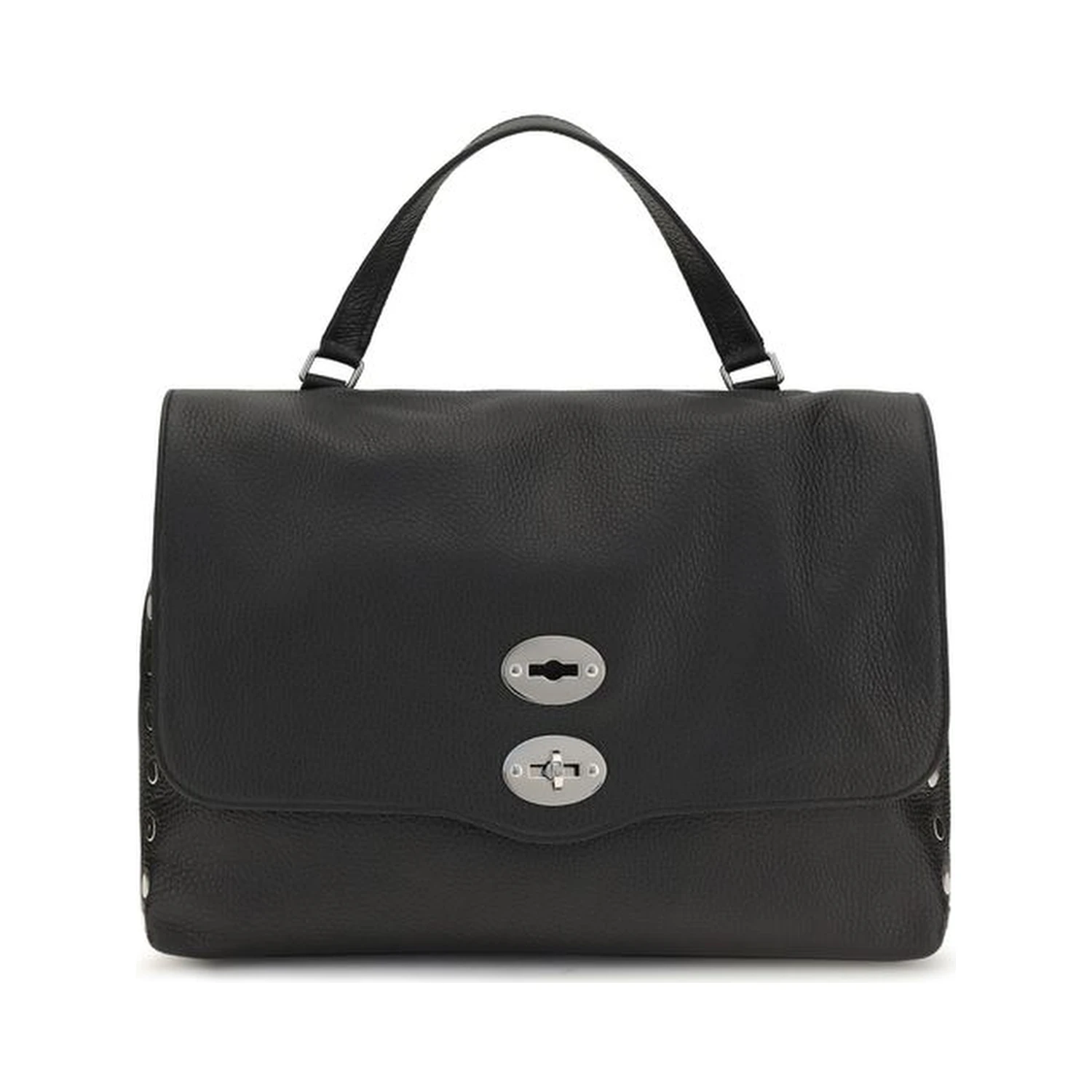 Black Calf Leather Bos Taurus Shoulder Bag
