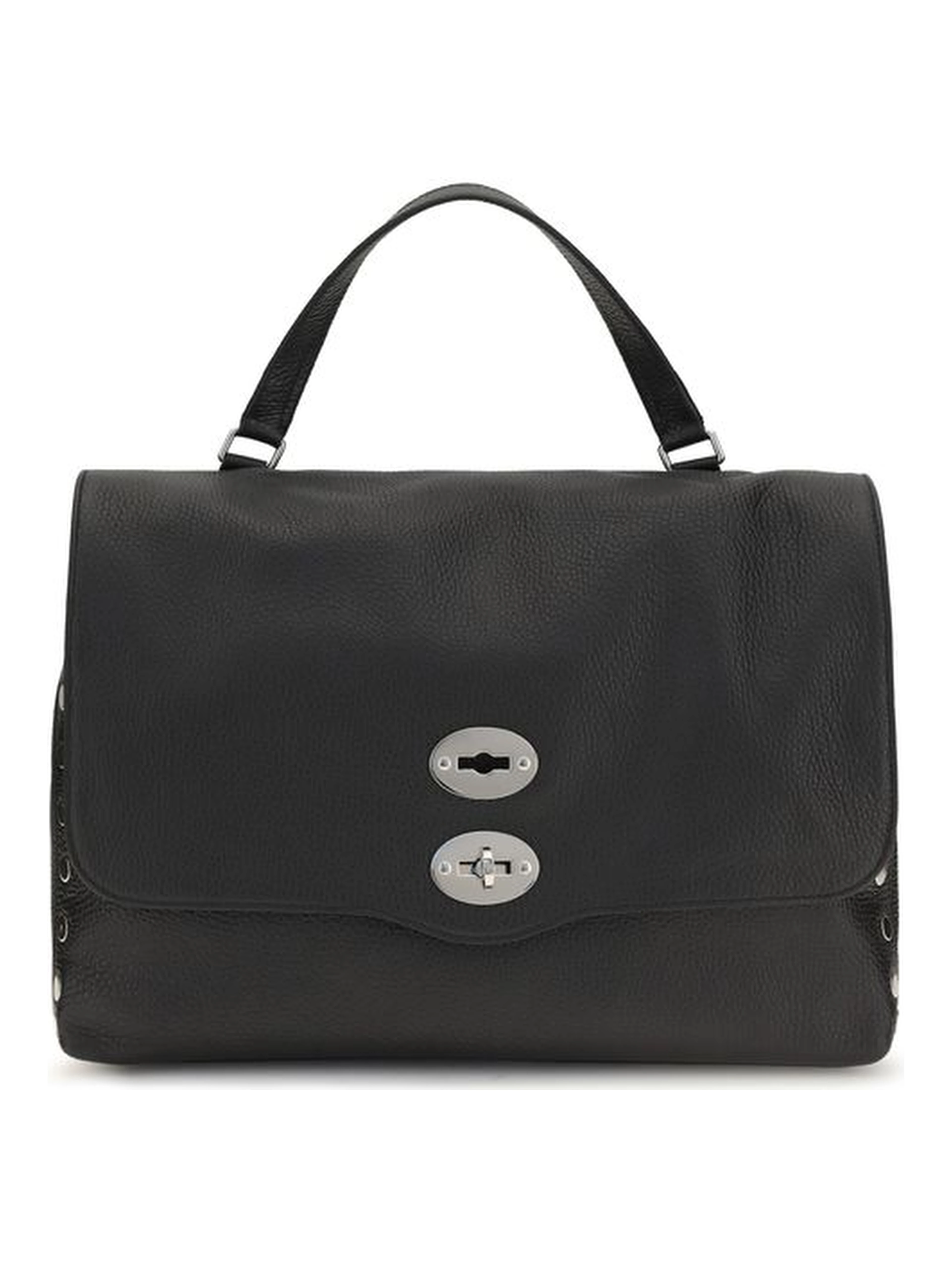 Black Calf Leather Bos Taurus Shoulder Bag