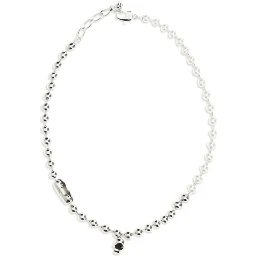 White Brass Necklace
