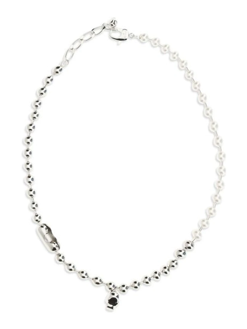 White Brass Necklace