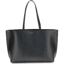 Black Calf Leather Bos Taurus Handbag