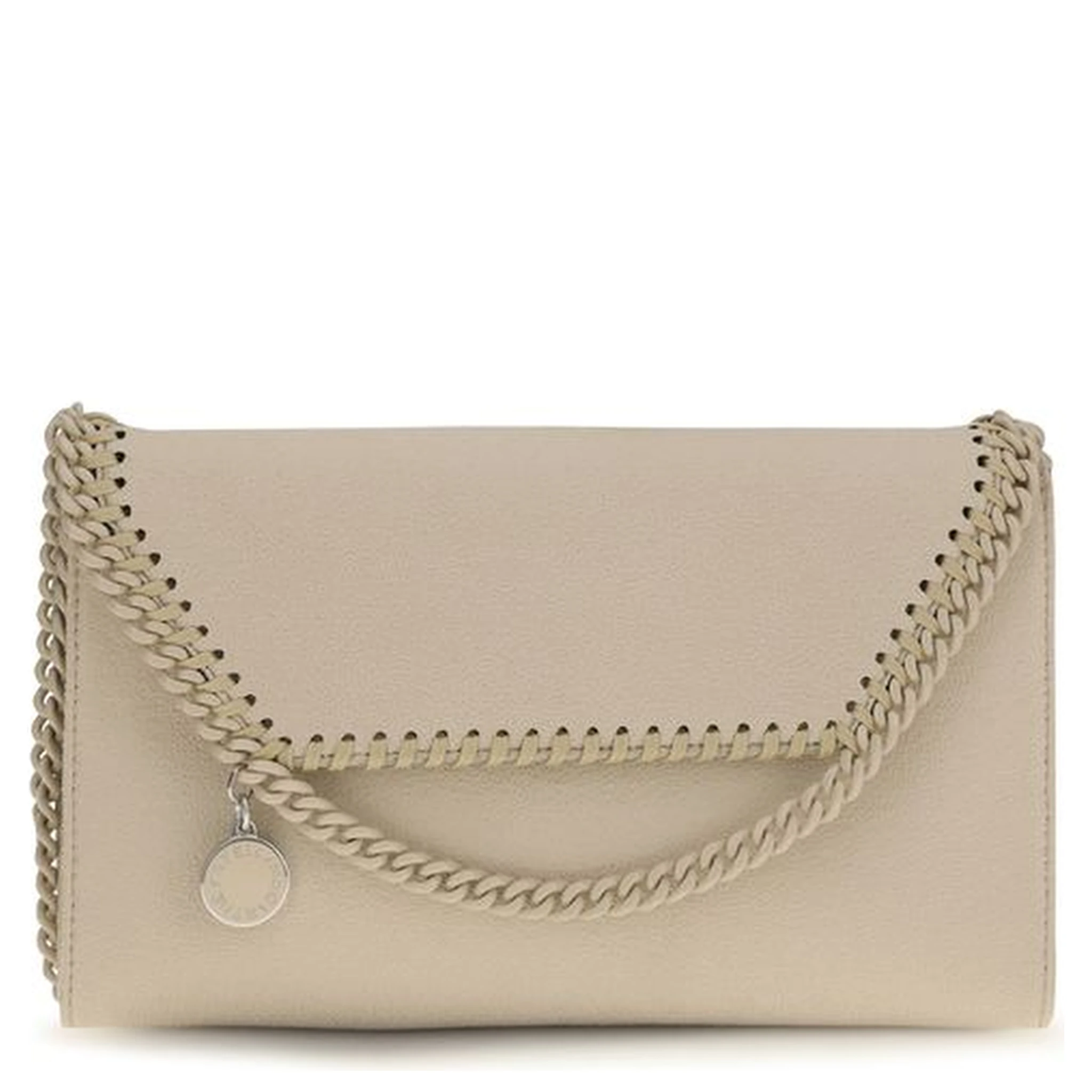 Beige Polyester Shoulder Bag
