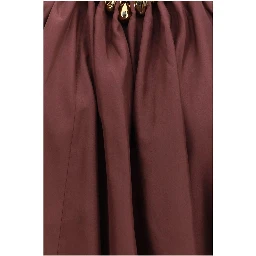 Bordeaux Silk Sleeveles T-Shirt
