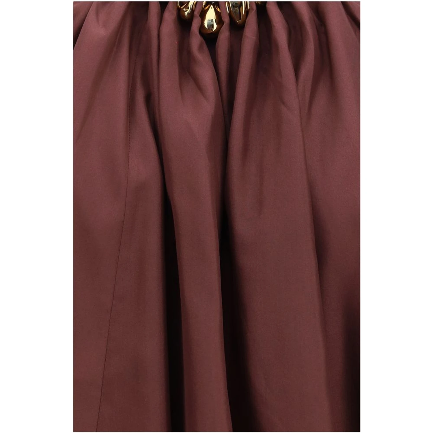 Bordeaux Silk Sleeveles T-Shirt