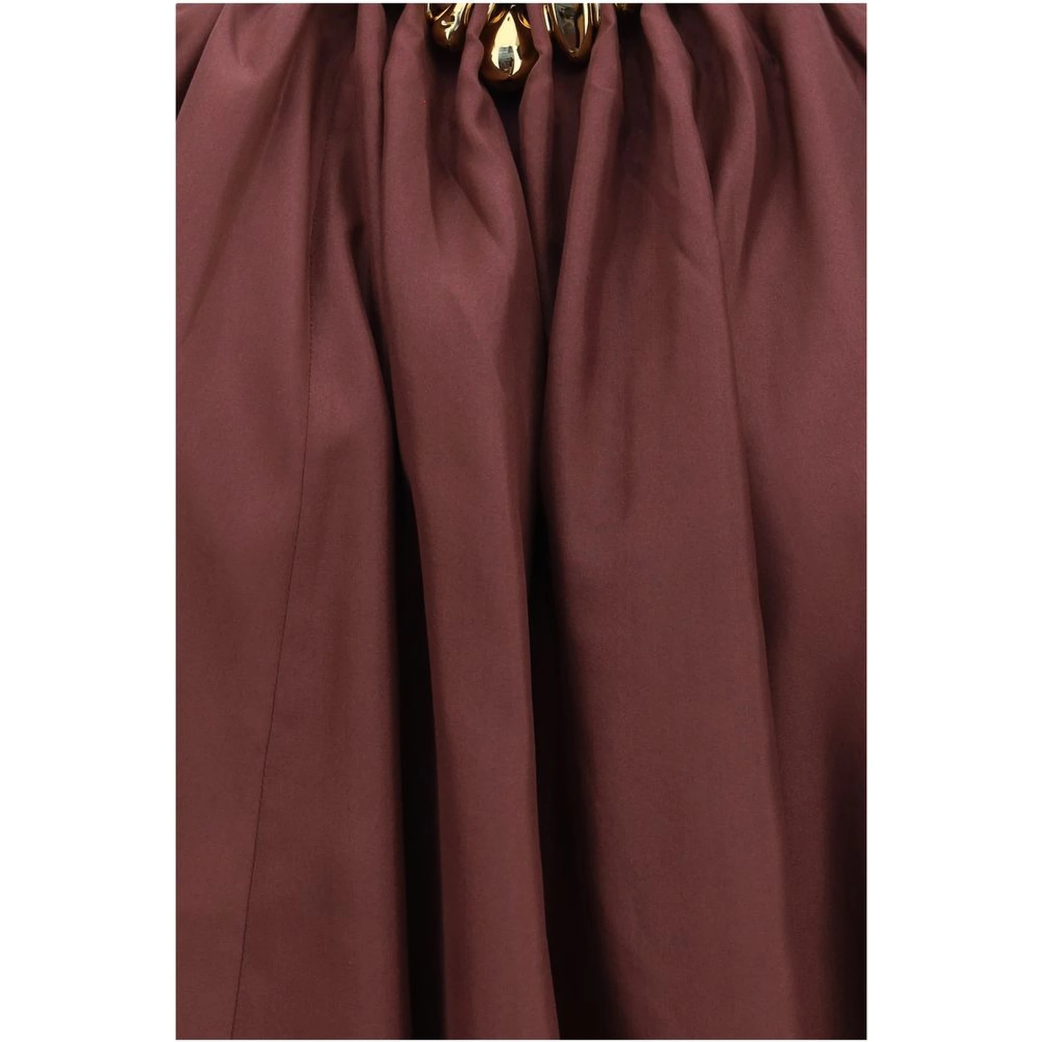 Bordeaux Silk Sleeveles T-Shirt