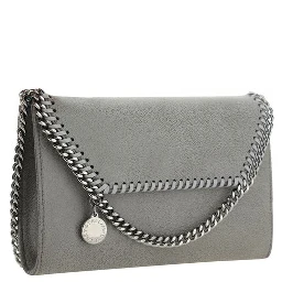 Gray Polyester Shoulder Bag