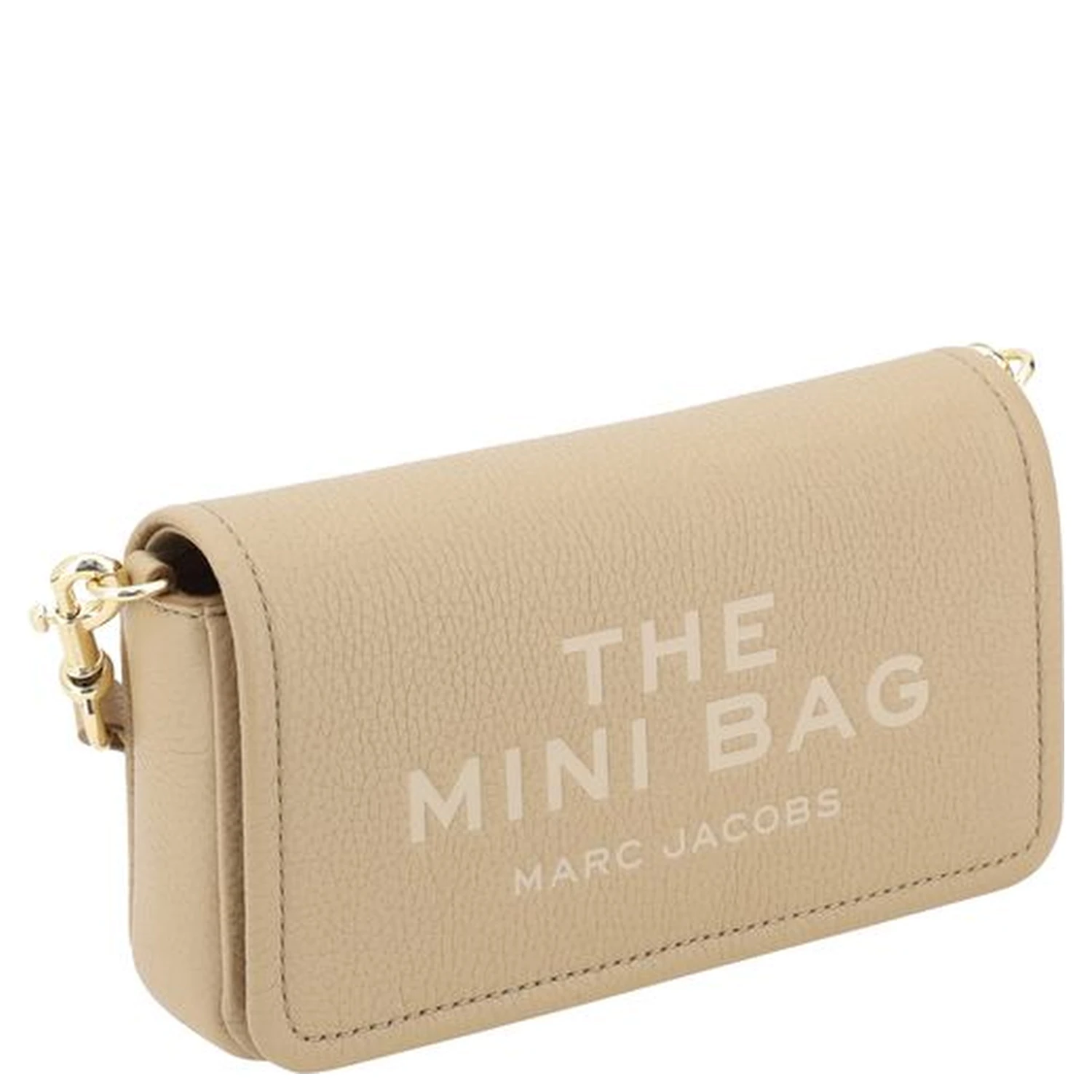 Beige Calf Leather Bos Taurus Shoulder Bag