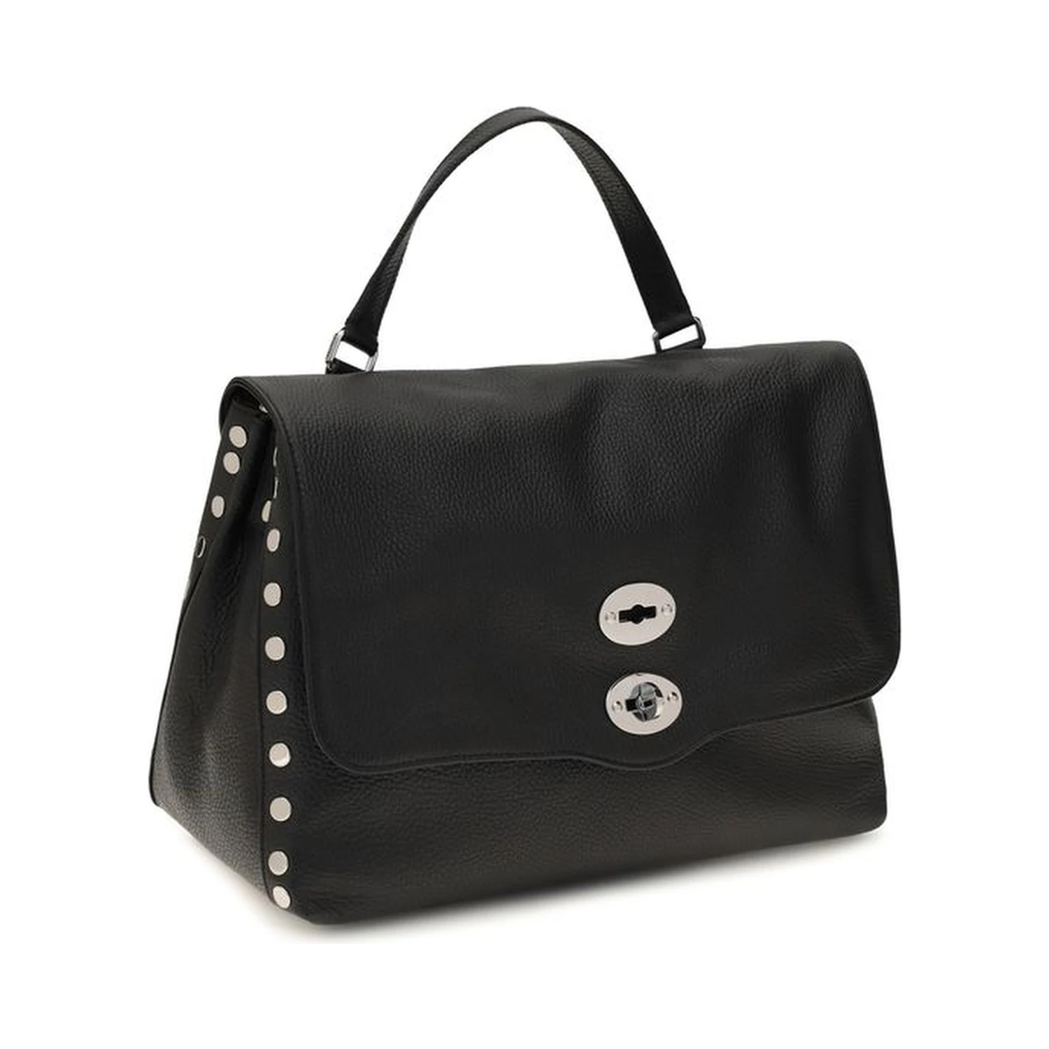 Black Calf Leather Bos Taurus Shoulder Bag