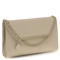 Beige Polyester Shoulder Bag
