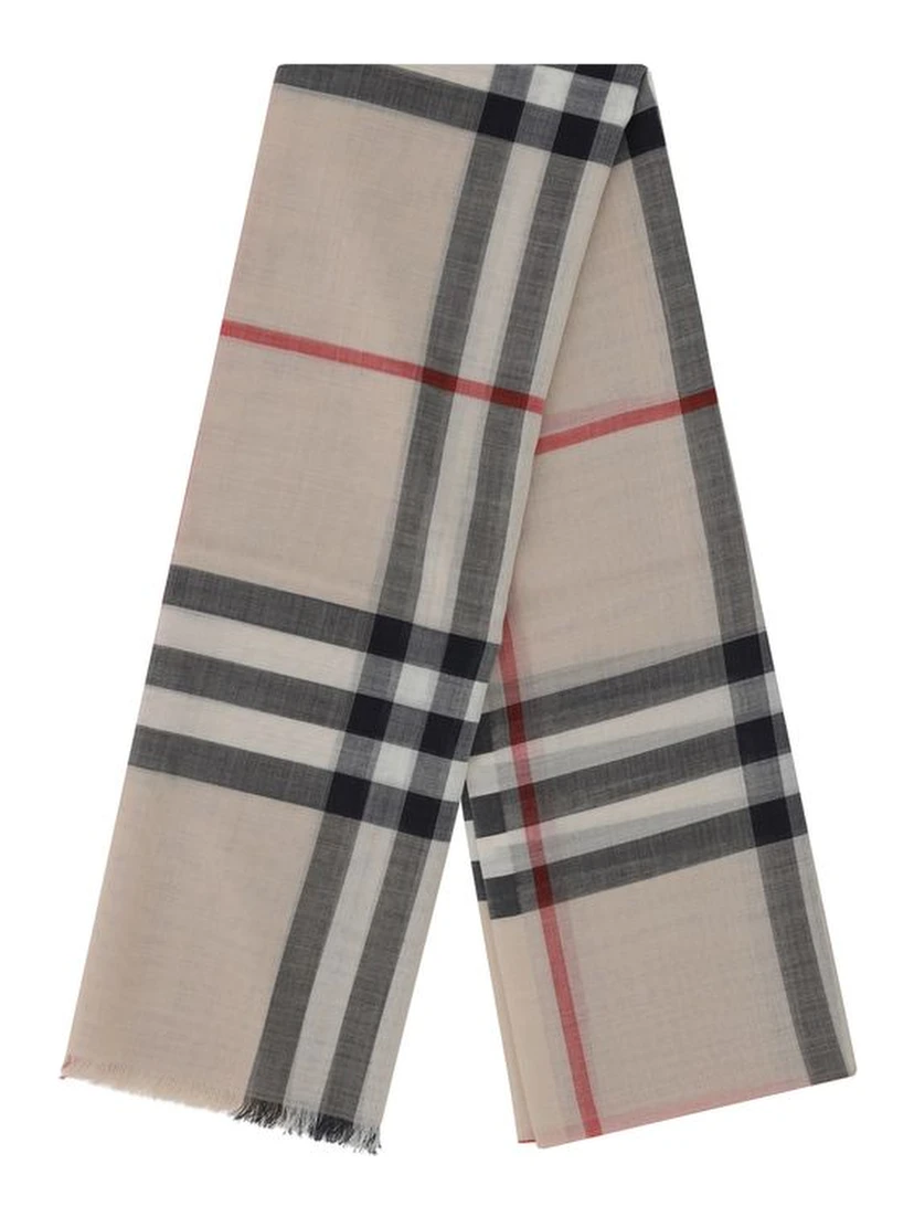 Brown Silk Scarf