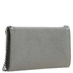 Gray Polyester Shoulder Bag