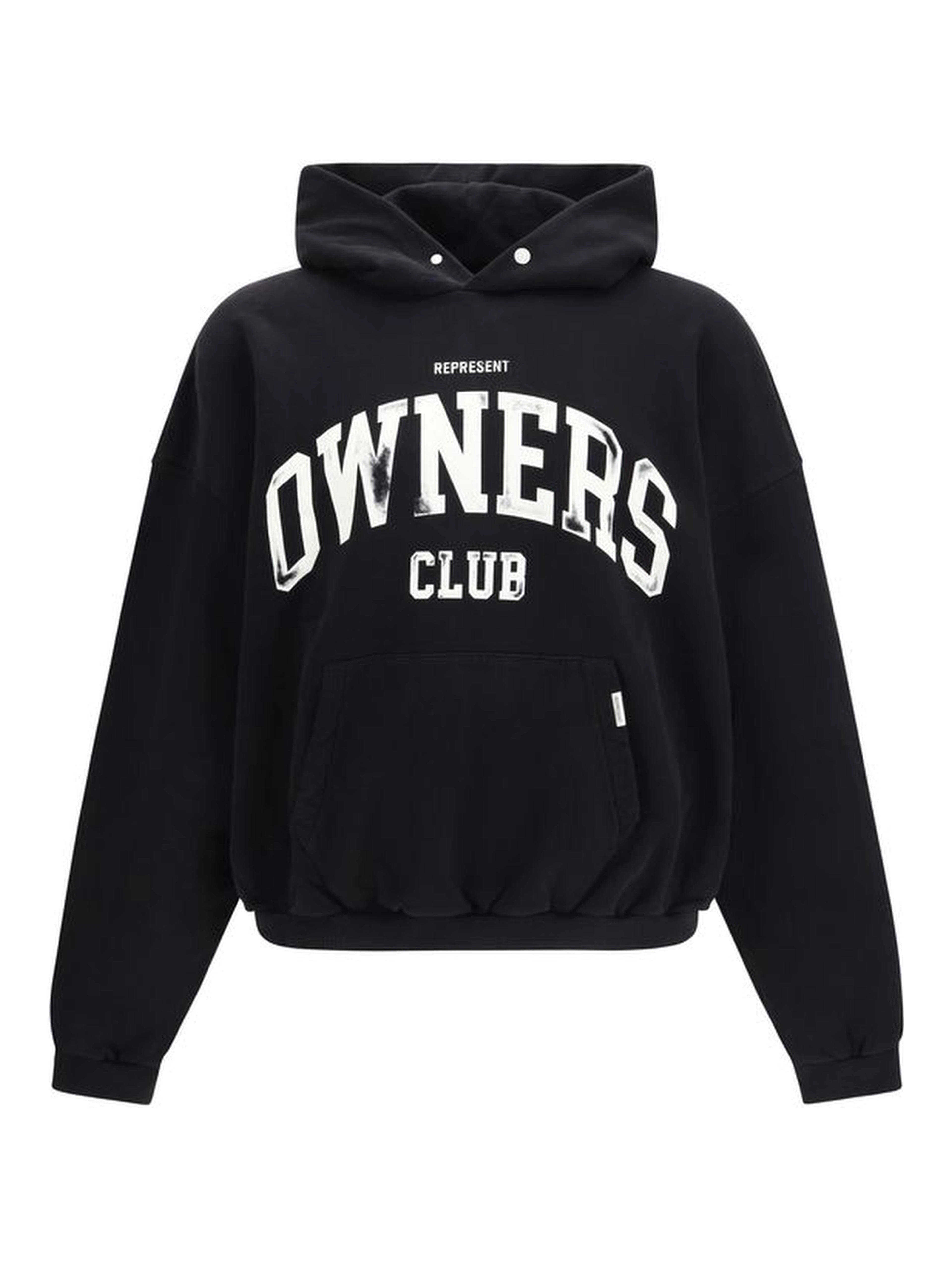 Black Cotton Sweatshirt