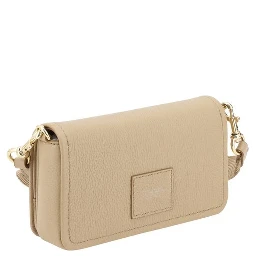 Beige Calf Leather Bos Taurus Shoulder Bag