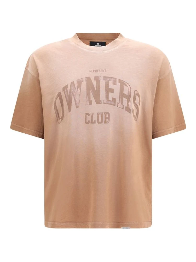 Brown Cotton T-Shirt