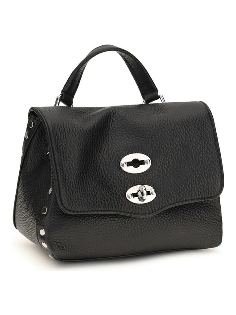 Black Calf Leather Bos Taurus Shoulder Bag