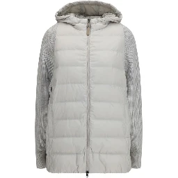 Gray Polyamide Jacket