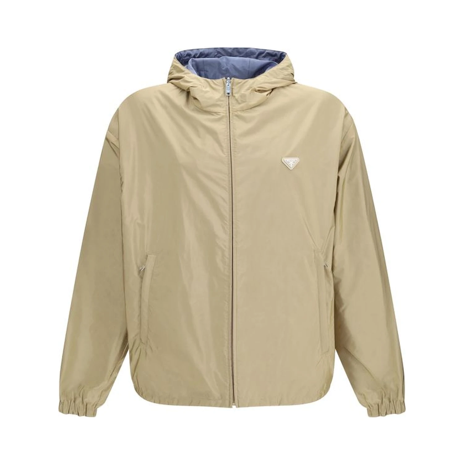 Beige Recycled Polyamide Shell Jacket