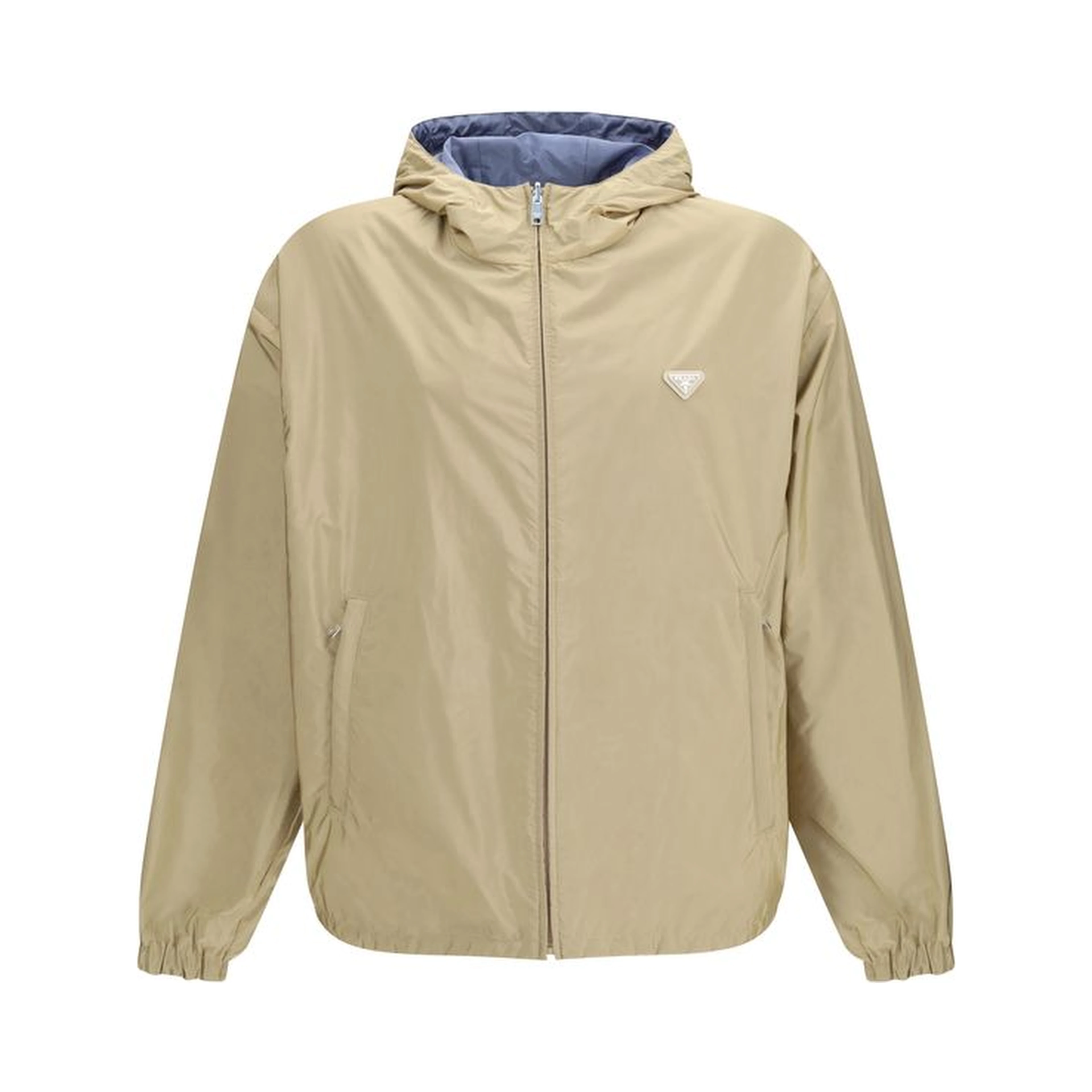 Beige Recycled Polyamide Shell Jacket