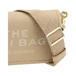 Beige Calf Leather Bos Taurus Shoulder Bag