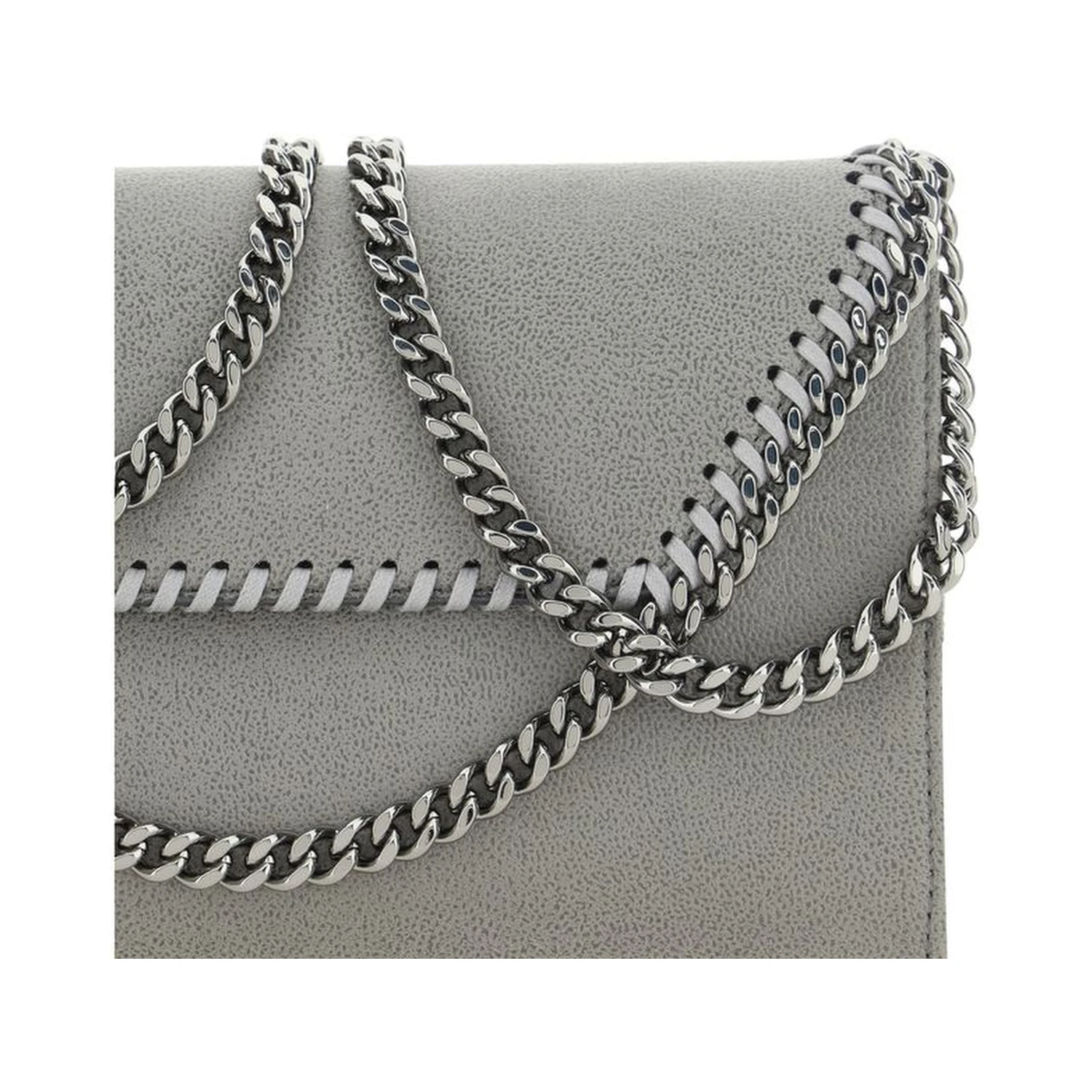 Gray Polyester Shoulder Bag