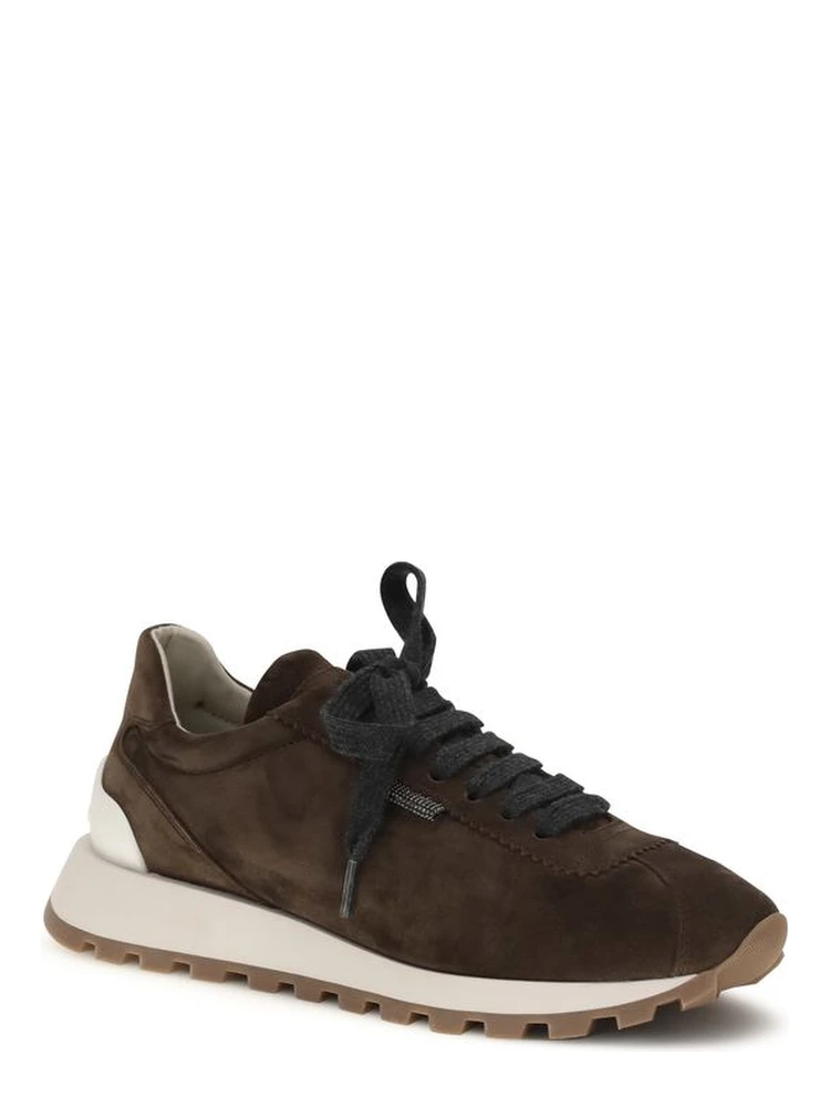 Brown Calf Leather Bos Taurus Athletic Sneakers alternative