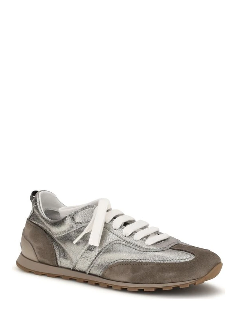 Multicolor Calf Leather Bos Taurus Athletic Sneakers
