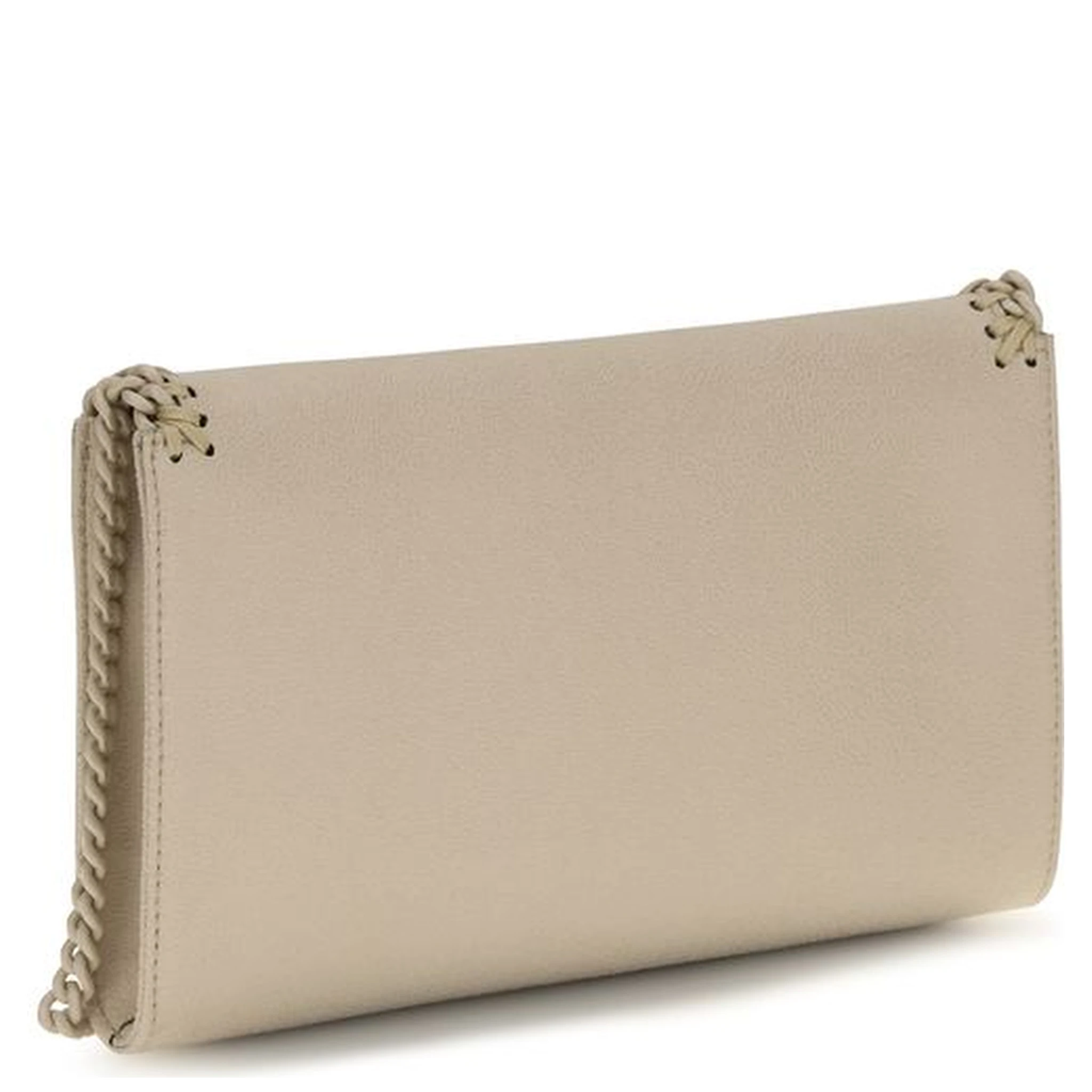 Beige Polyester Shoulder Bag