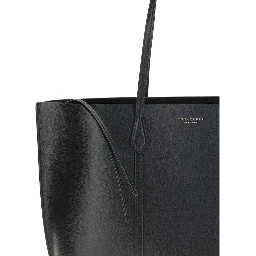 Black Calf Leather Bos Taurus Handbag