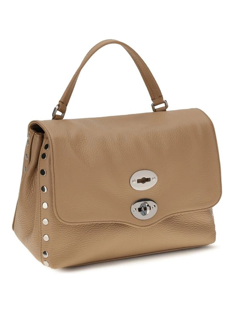 Beige Calf Leather Bos Taurus Shoulder Bag alternative