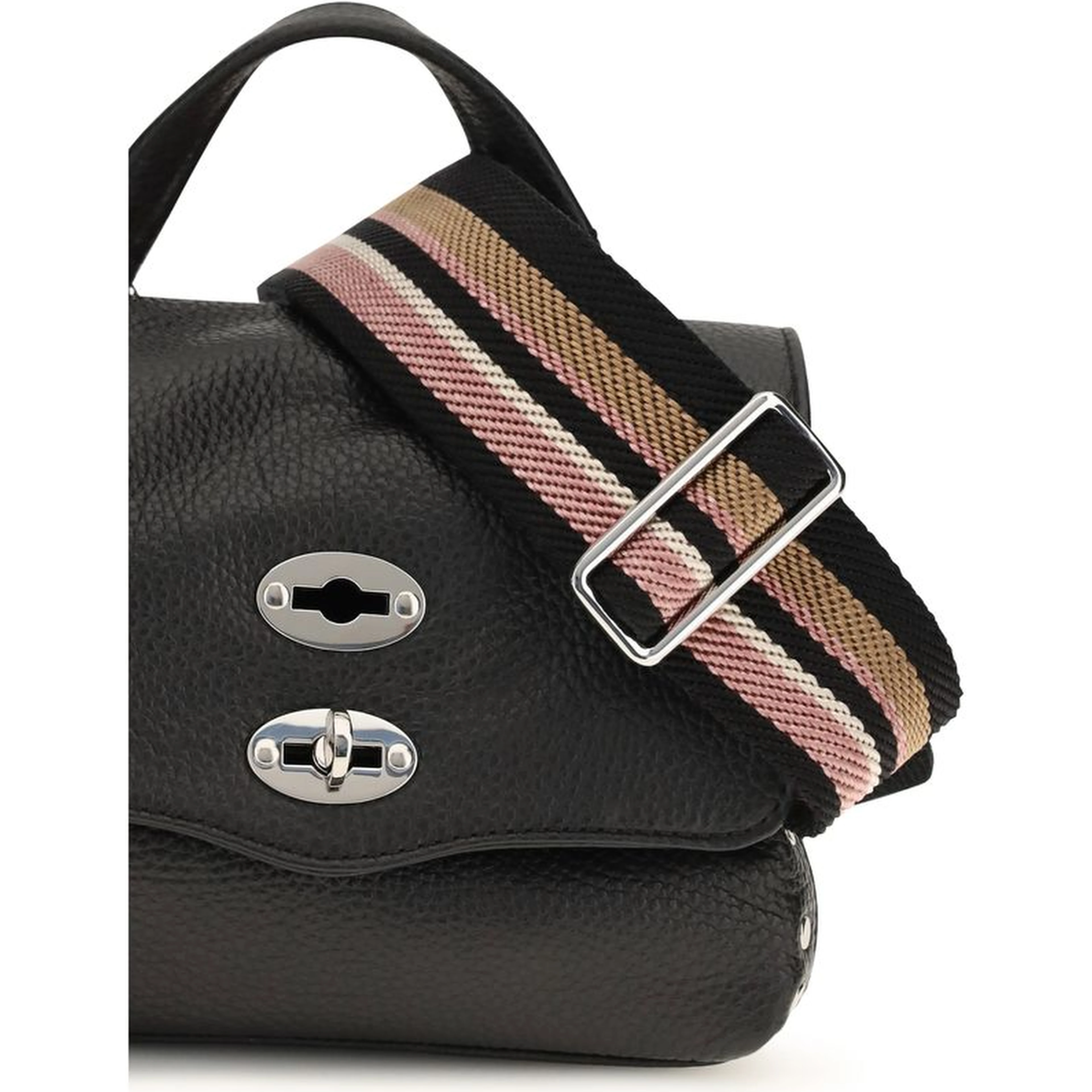 Black Calf Leather Bos Taurus Shoulder Bag
