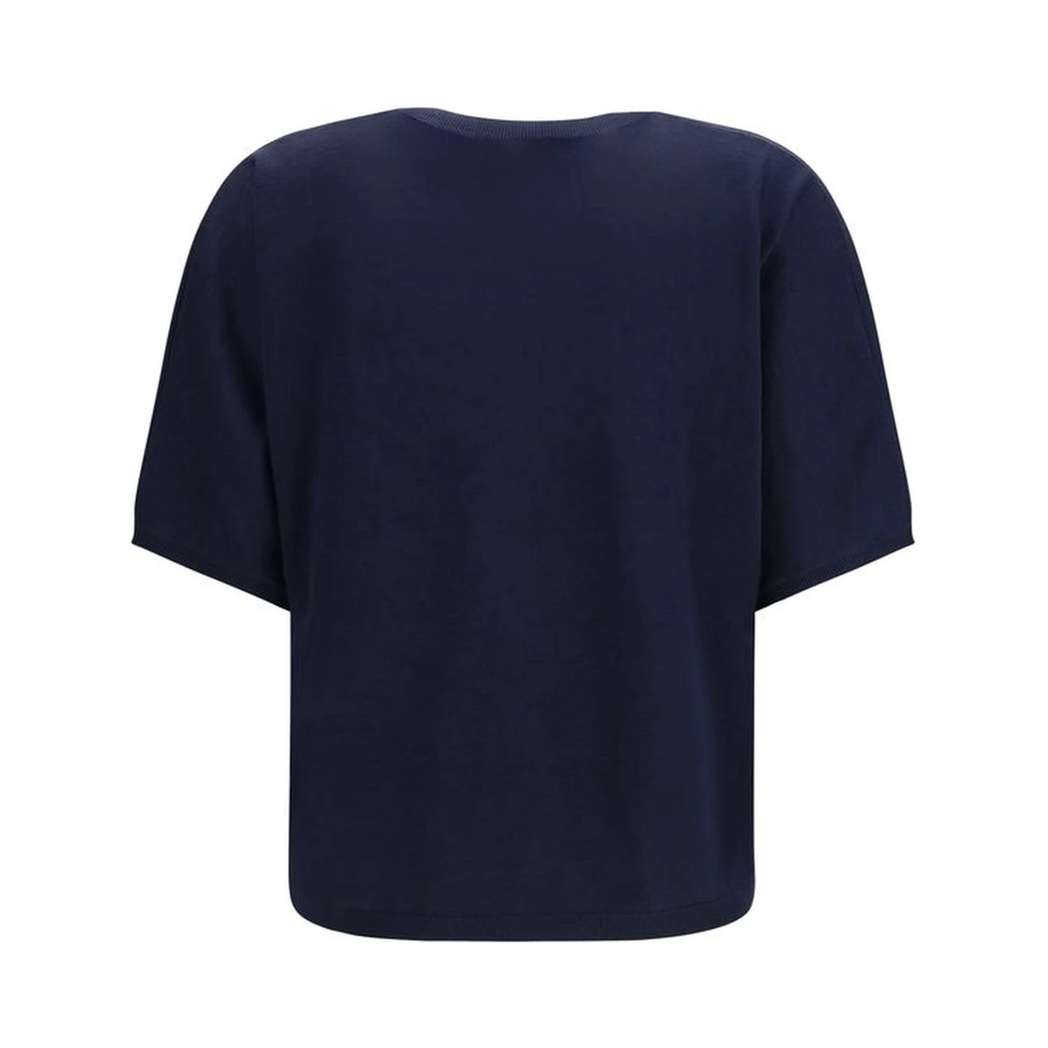 Blue Cashmere Sleeveles Sweater