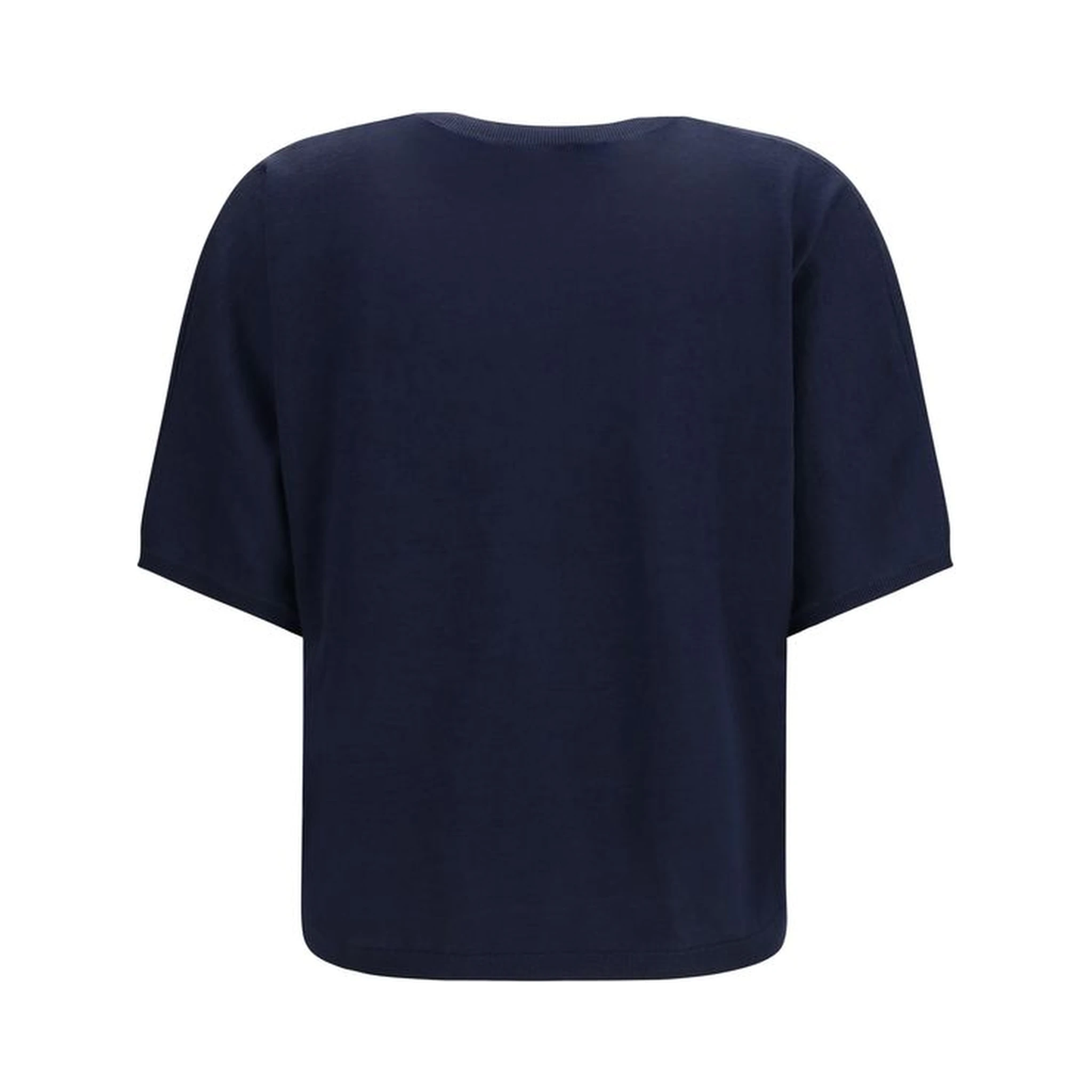 Blue Cashmere Sleeveles Sweater