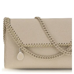 Beige Polyester Shoulder Bag