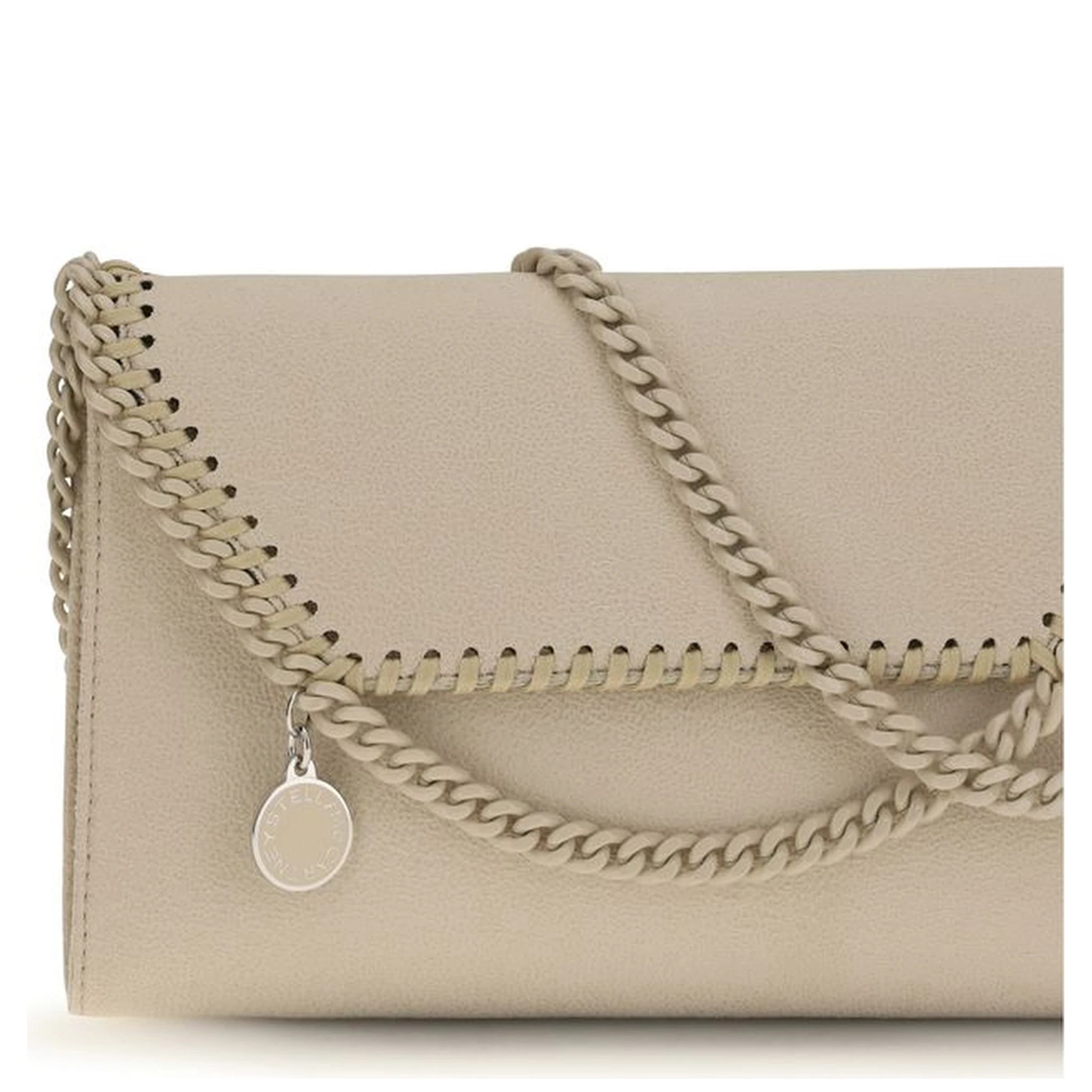 Beige Polyester Shoulder Bag