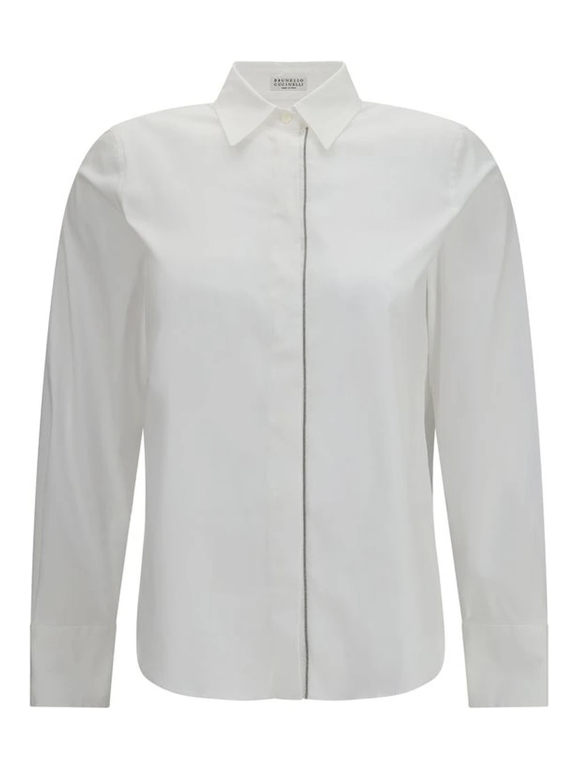 White Cotton Dress Shirt