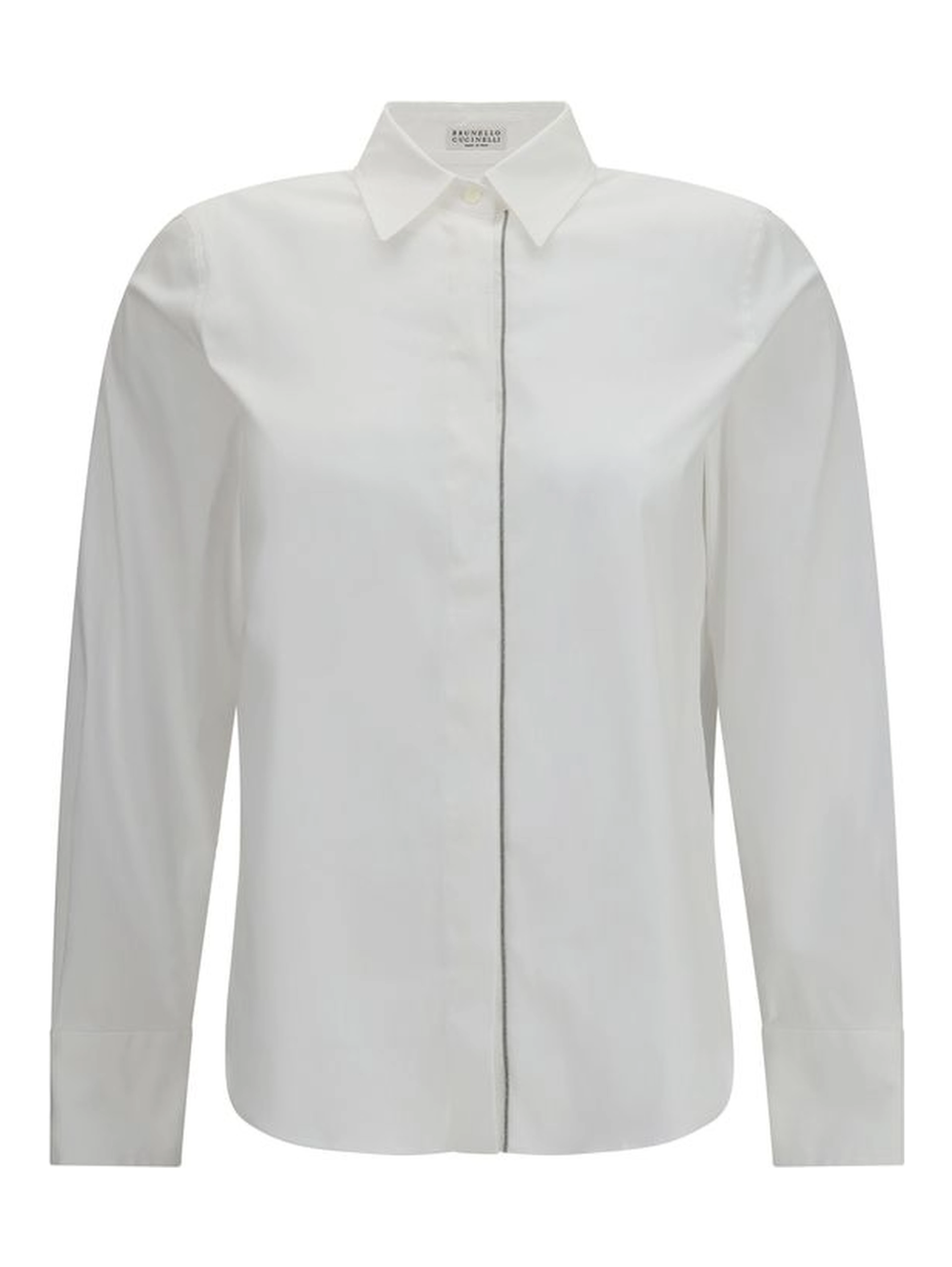 White Cotton Dress Shirt